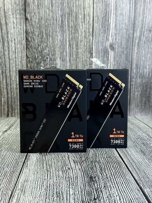 SSD WD Black SN850X 1 TB (WDS100T2X0E) 2шт. New!