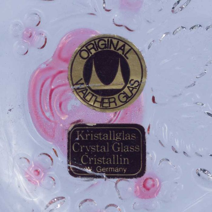 Walther glass Przepiękny kabaret szklany