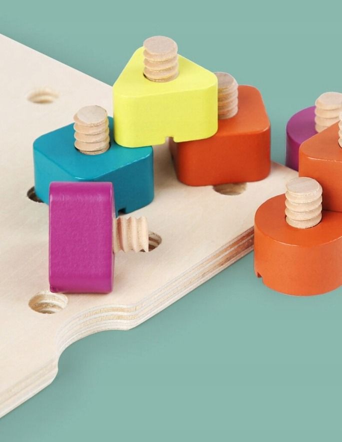 Układanka Montessori Drewniana Zabawka Edukacyjna