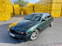 BMW Seria 5 E39 523i Mpakiet z VIN Shadow line Oxford Green benzyna manual zamiana