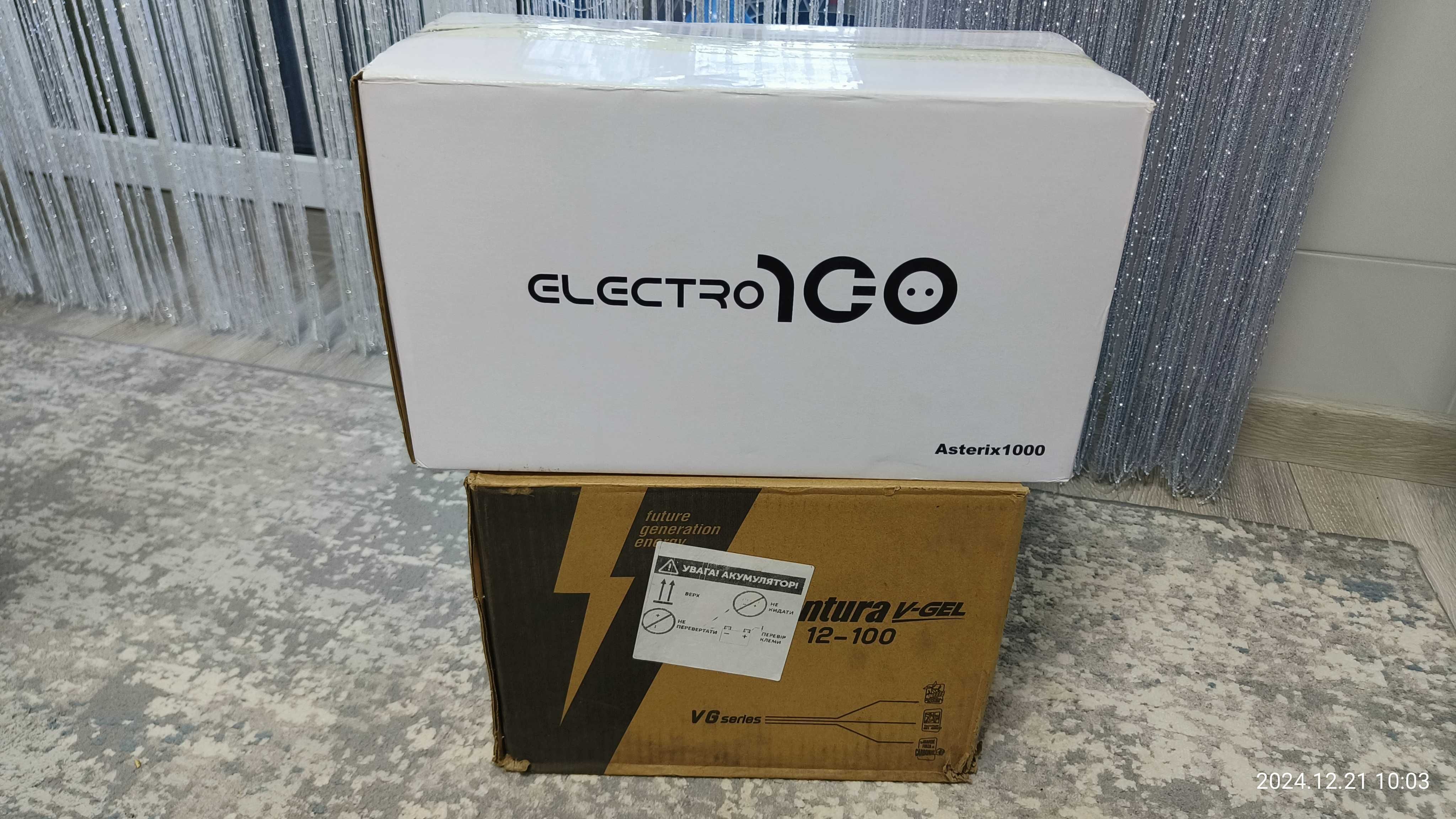 ДБЖ Electro100 Asterix 1000 (700 Вт) +АКБ