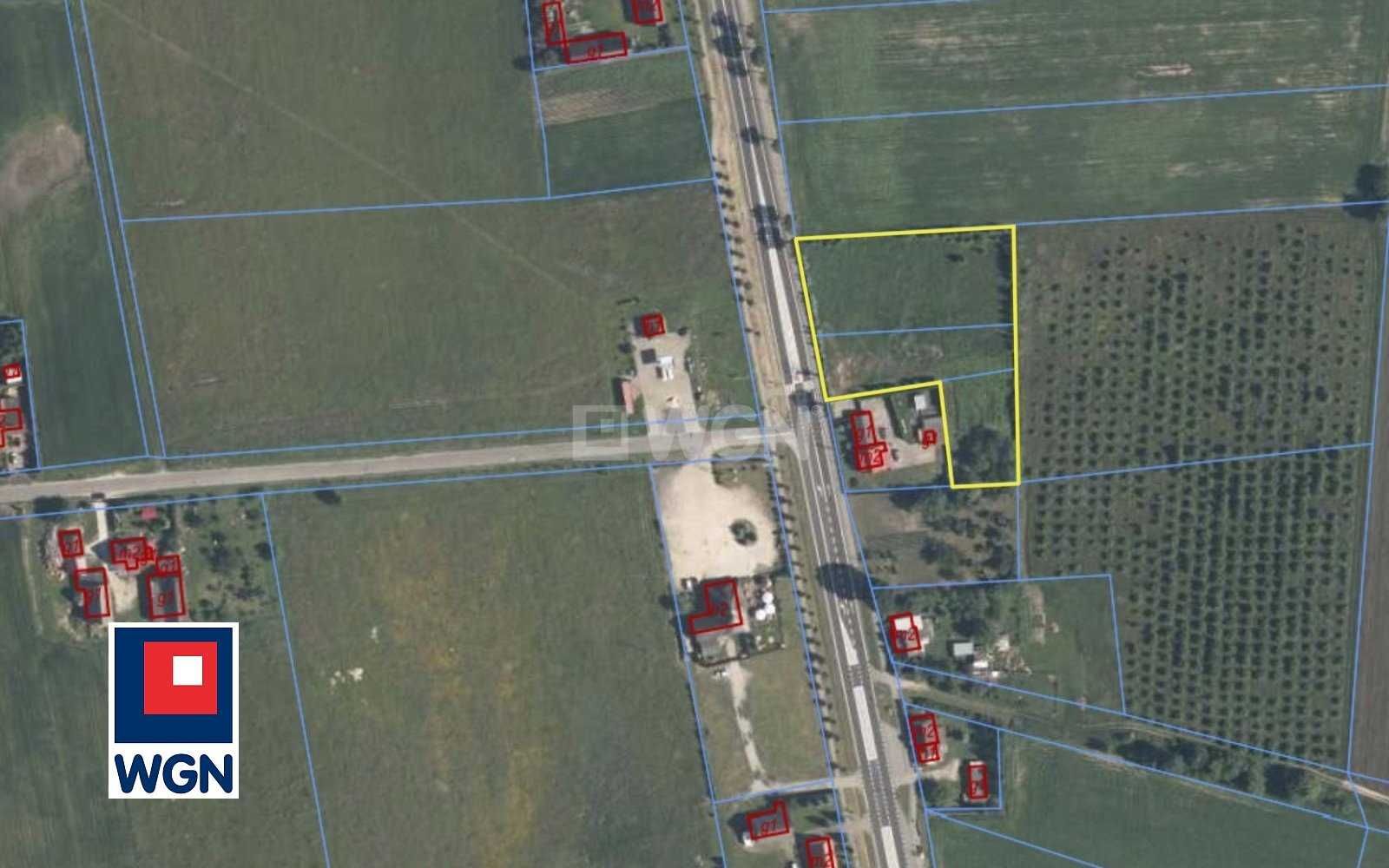 Wolin 14 km. Ogrodzony kompleks działek 5521m2 w centrum Brzozowa