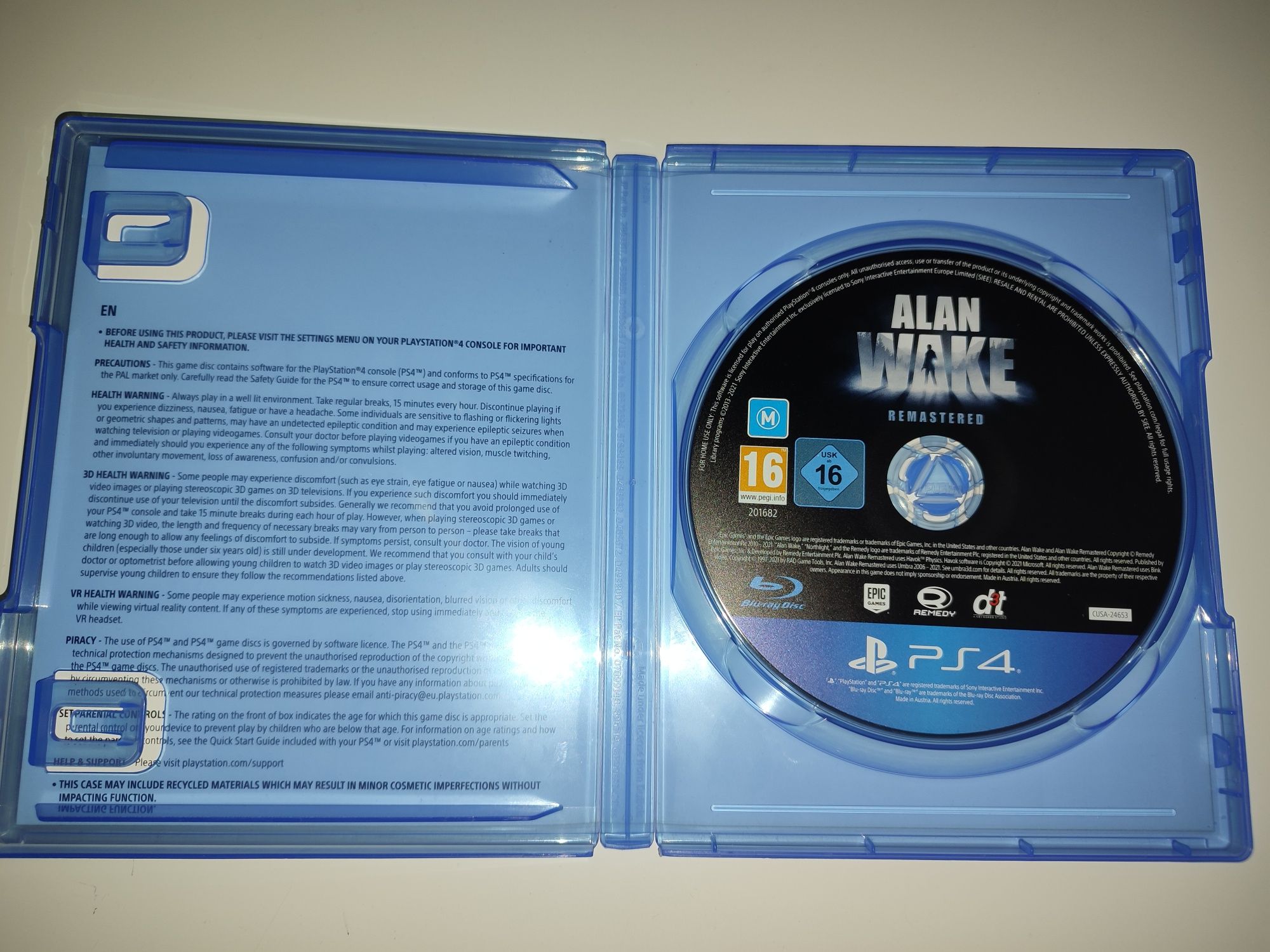 Gra Ps4 Alan Wake gry PlayStation 4 Sniper UFC GTA V Mafia Crash NFS