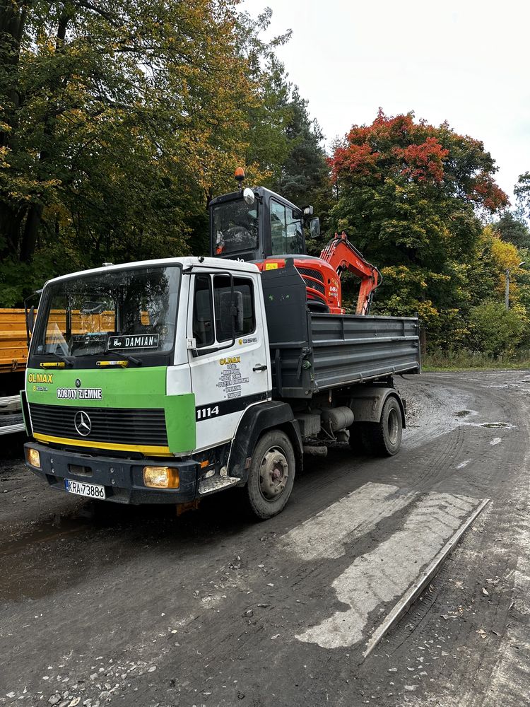 Usługa minikoparką koparką 5 ton wykopy wyburzenie roboty ziemne