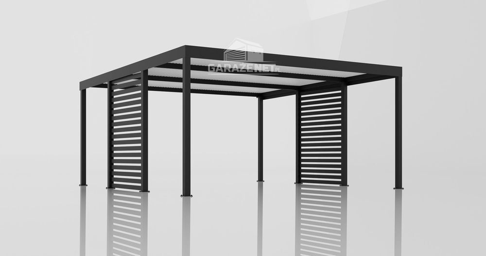 Carport Wiata Samochodowa 5X5 M Antracyt Zadaszenie Na Samochód Ts1043