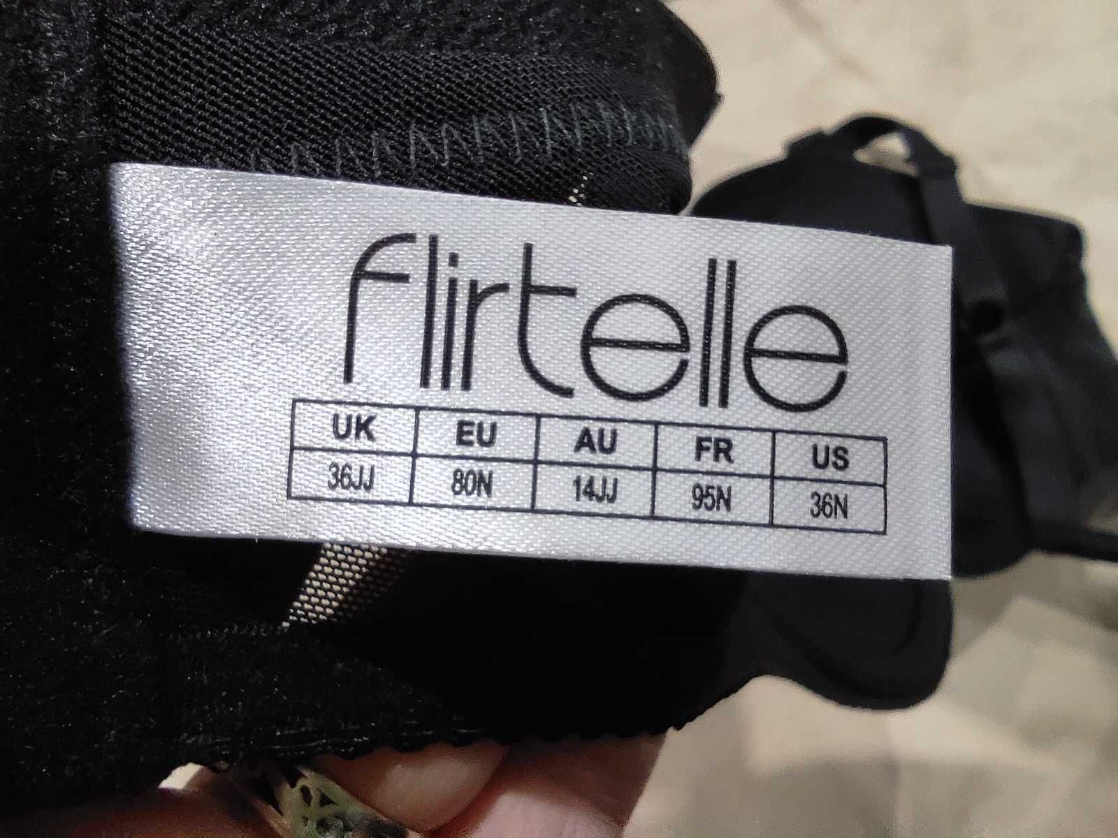 80N Шикарный бюстгальтер балконет на очень большую грудь Flirtelle
