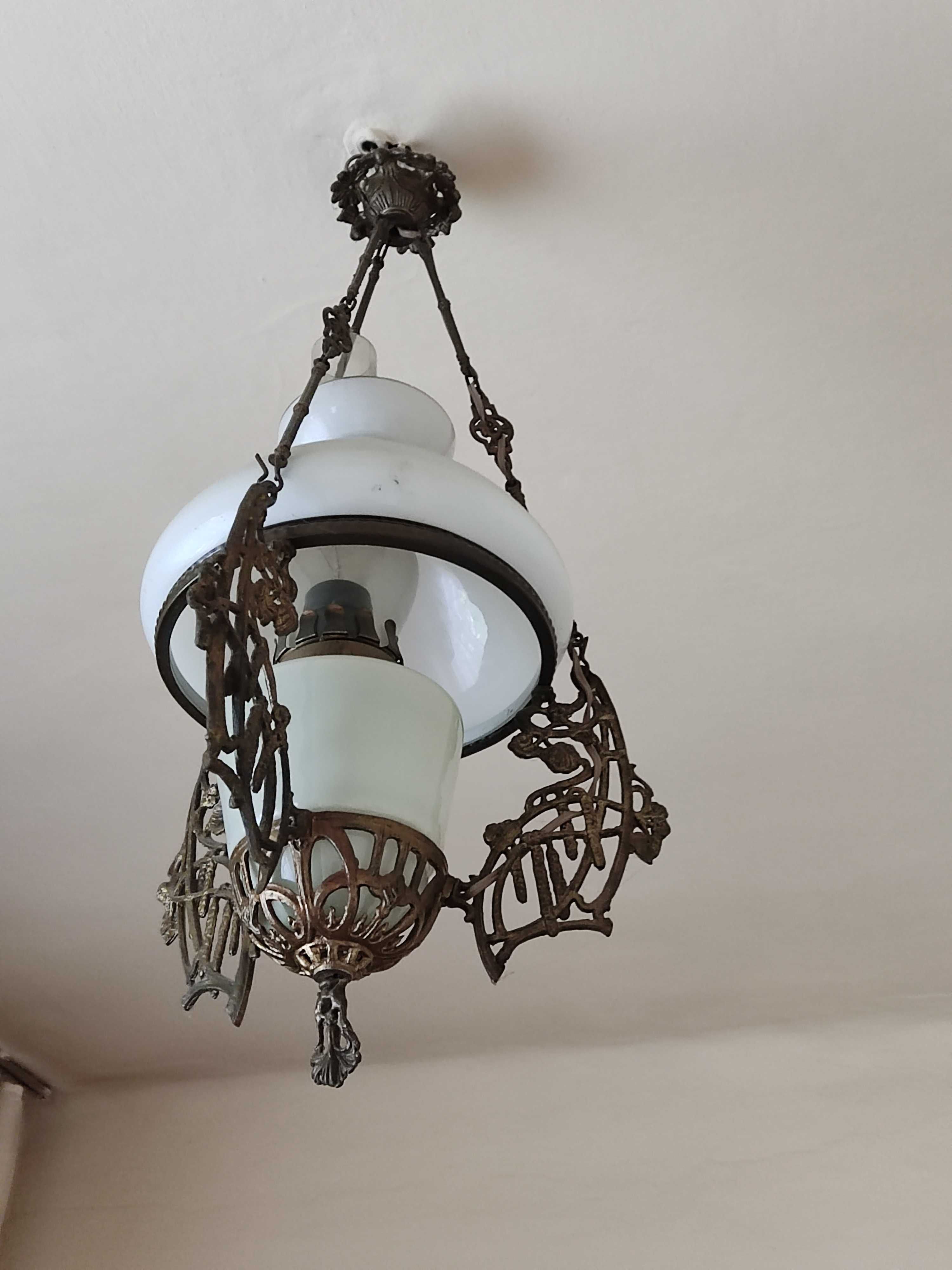 Lampa wisząca z PRL uzywana