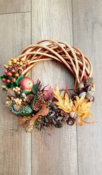 Jesienny wuanek na drzwi, ozdoba stołu, sciany, jesień