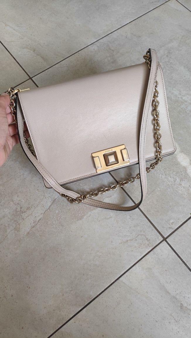 torebka Furla Mimi crossbody skóra oryginalna idealny stan