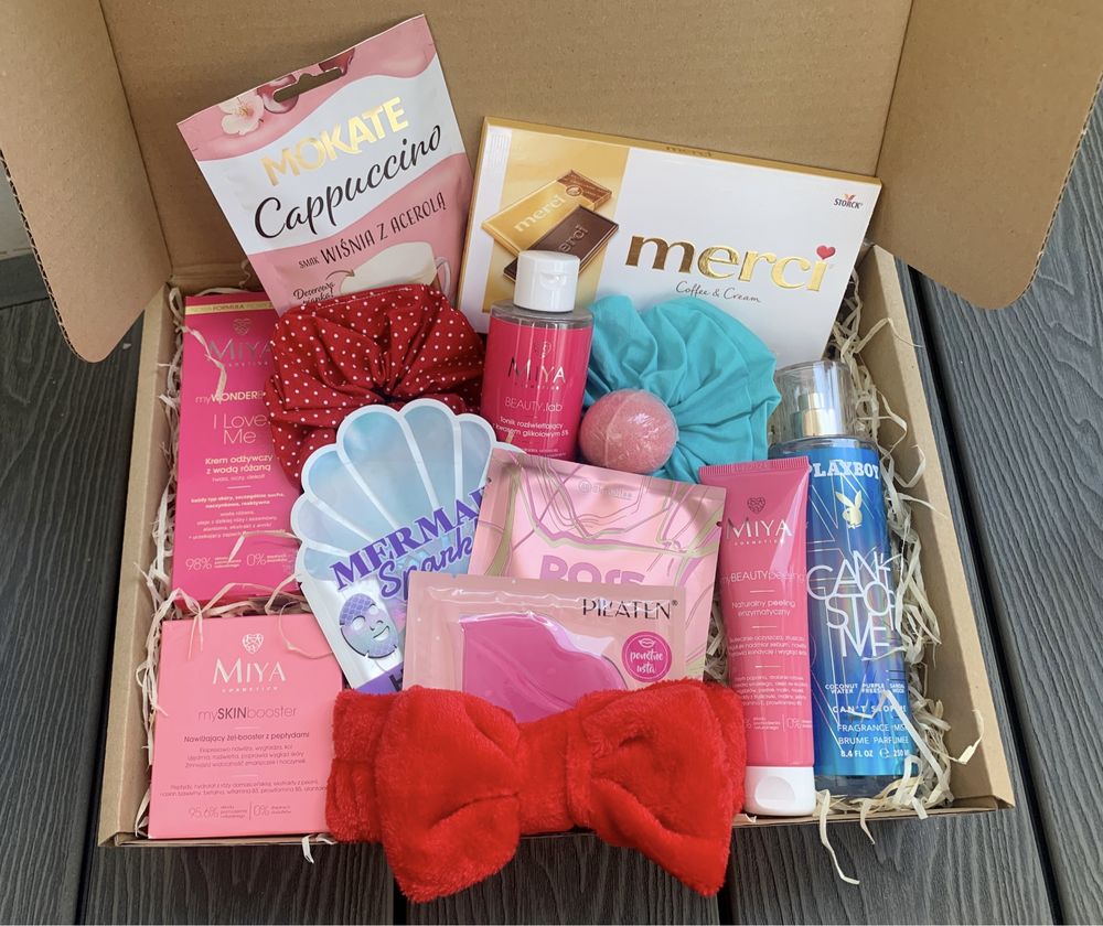 Zestaw prezentowy Box upominkowy z kosmetykami Miya Urodziny Rocznica