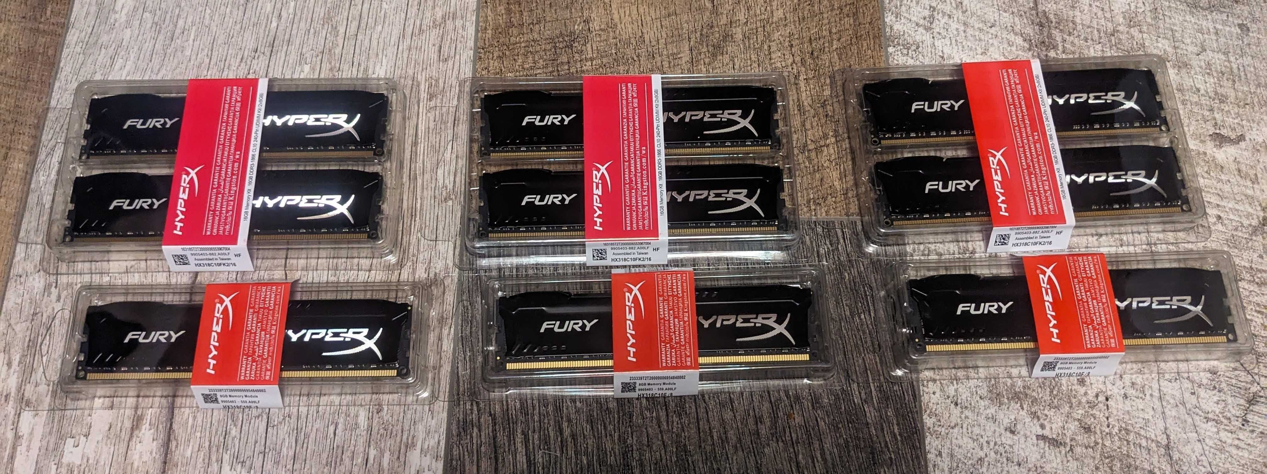 Kingston Fury DDR3 8GB 1866MHz Новая