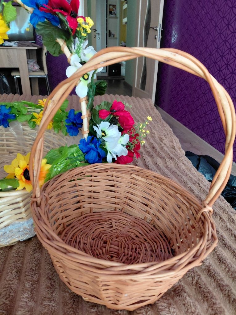 Плетенные корзины цена за 3 шт
