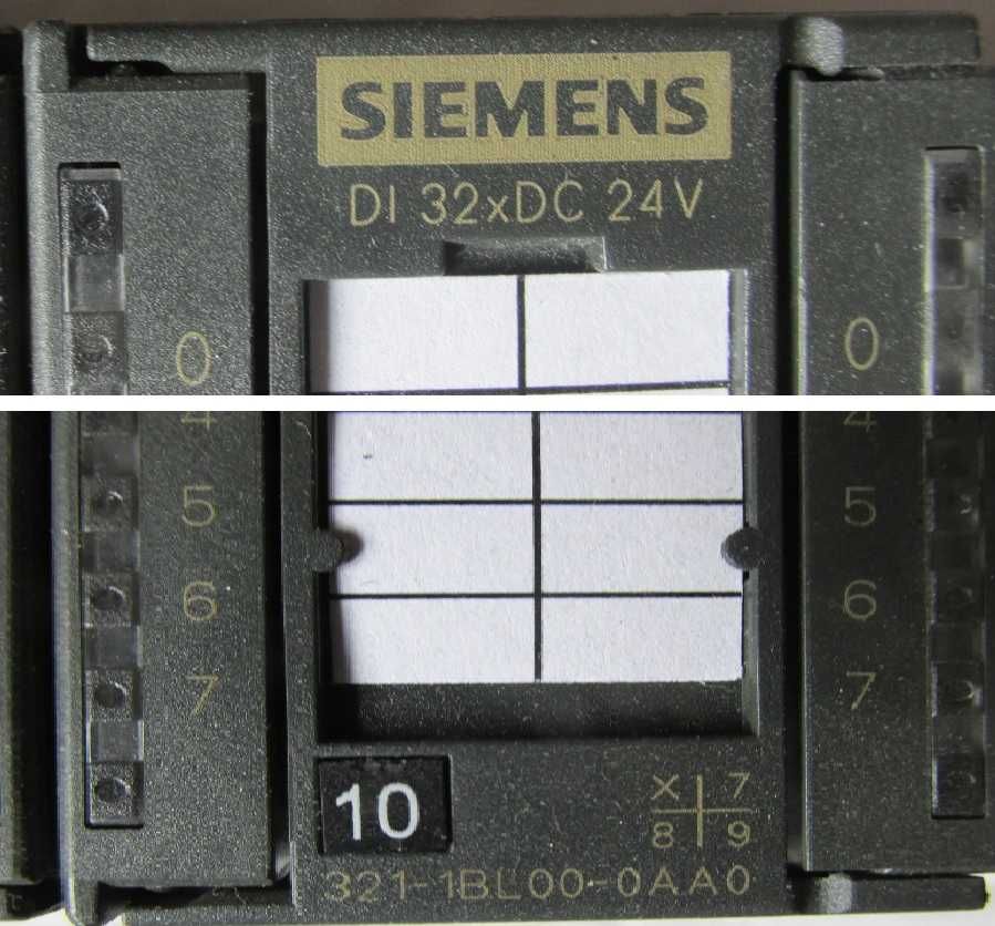 SIEMENS S7 system PLC (cyfrowa) - kompletna szyna 11 modułów