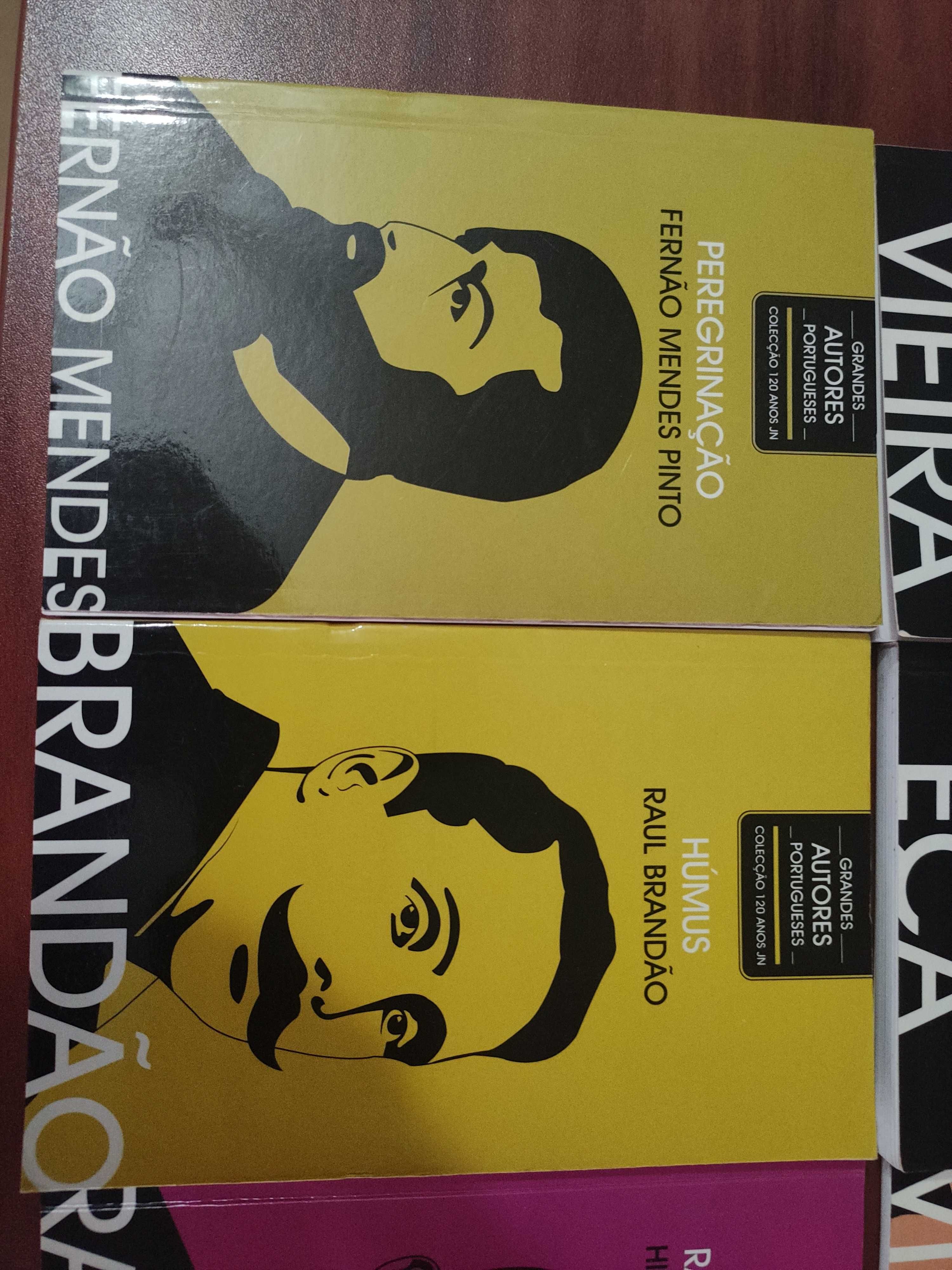 Grandes autores portugueses - livros de bolso.