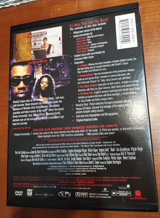 Blade 1 e 2 DVD pack dois filmes Usados em excelente estado