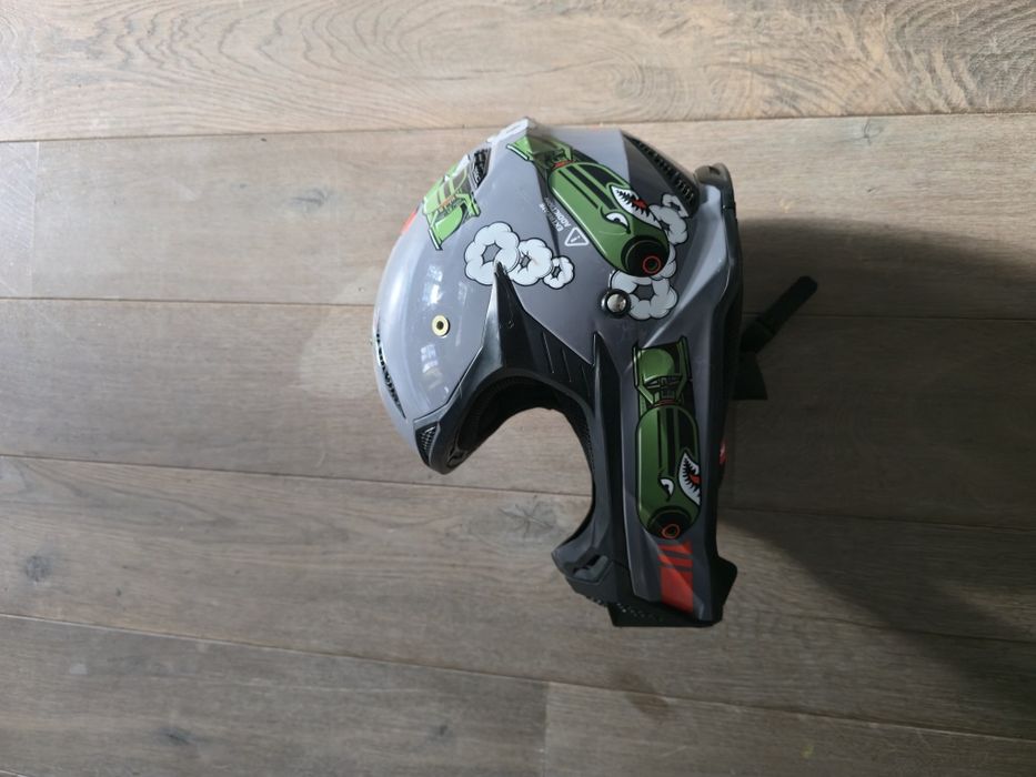 Kask full face cross