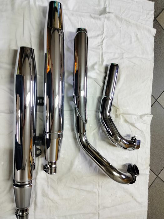Kompletny układ wydechowy tłumik do Yamahy drag star xvs1100