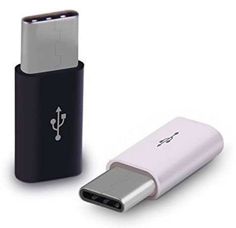 Adaptador / conversor micro-USB para Type-C (NOVOS SEM USO)