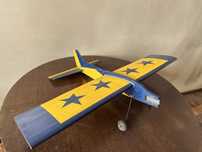 Aviao madeira para radio controle