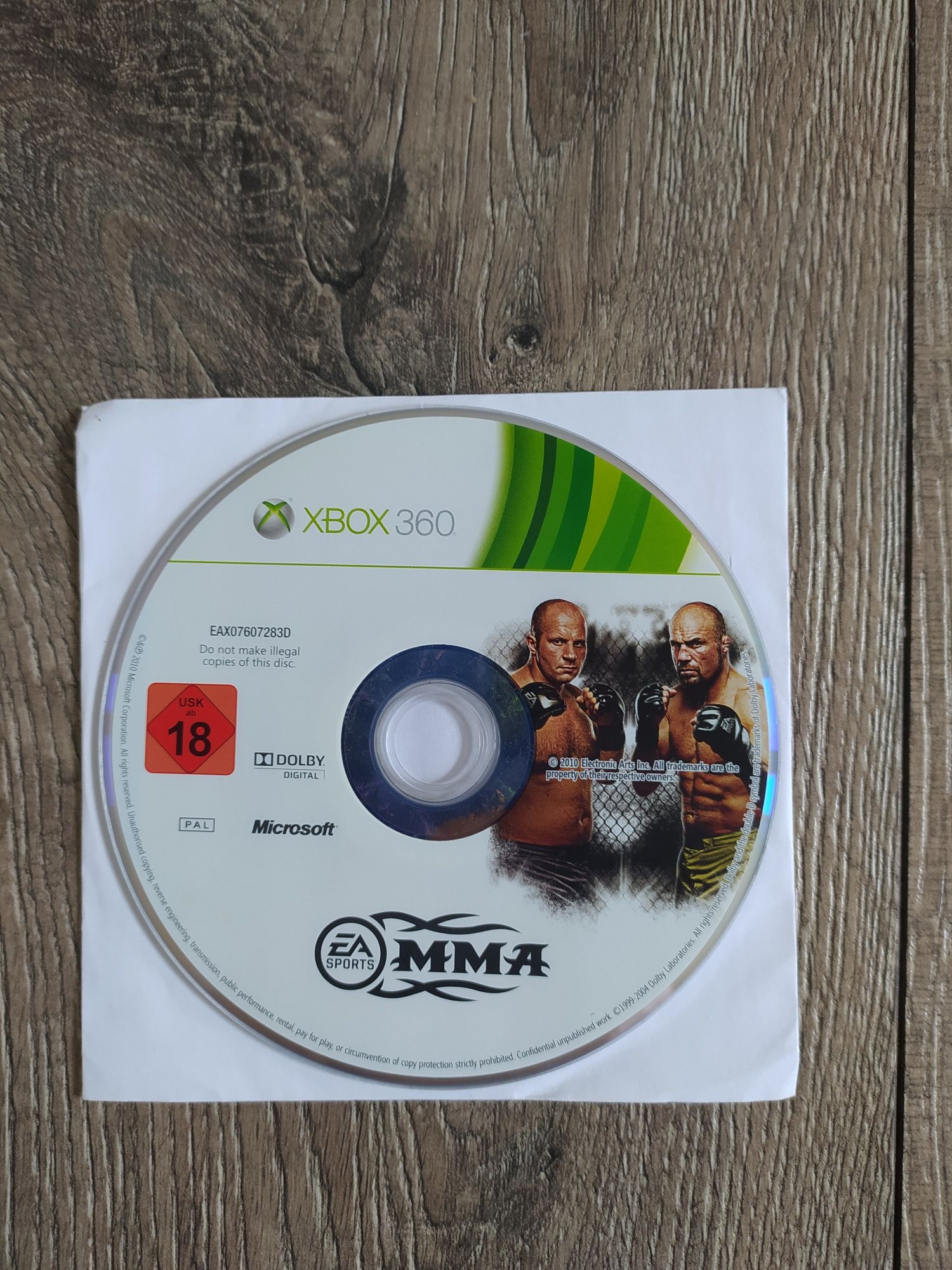 Gra Xbox 360 MMA Wysyłka