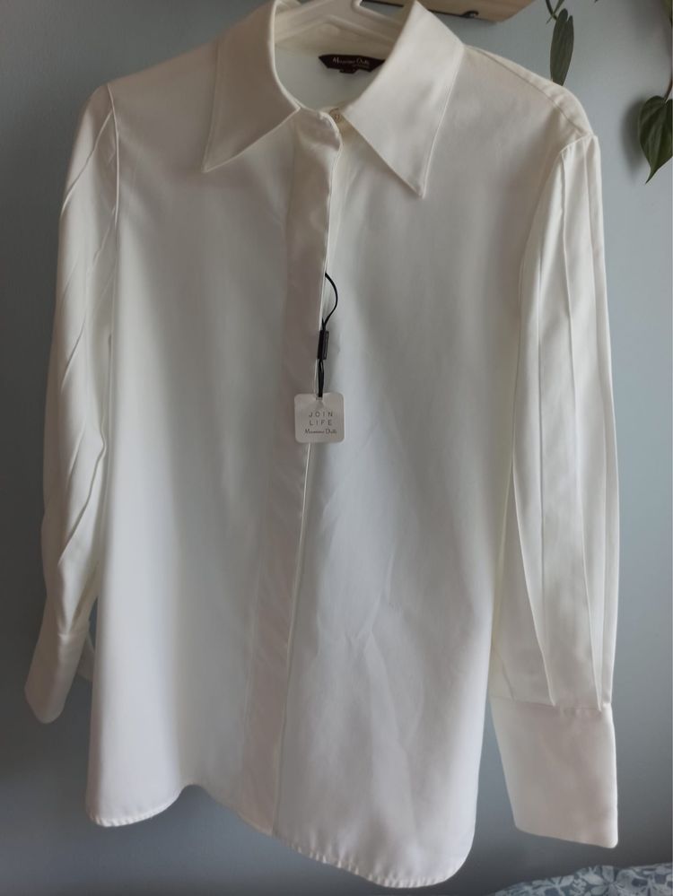 Koszula biała Massimo Dutti rozmiar 38