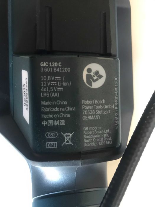 Інспекційна відеокамера Bosch GIC 120 C,кольоровий екран 3,5 дюйма