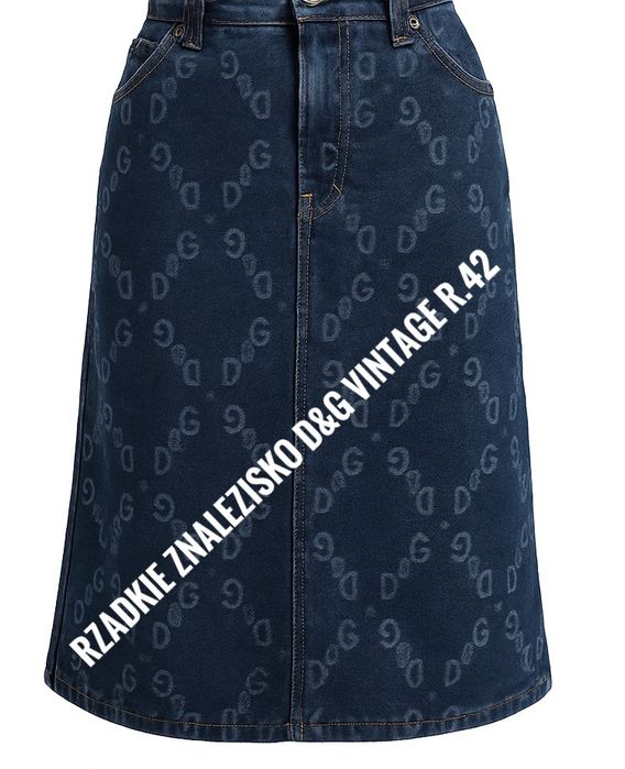 Rzadkie zalezisko.Spódnica jeansowa Dolce&Gabbana Oryginał r.M S.Ż.W.