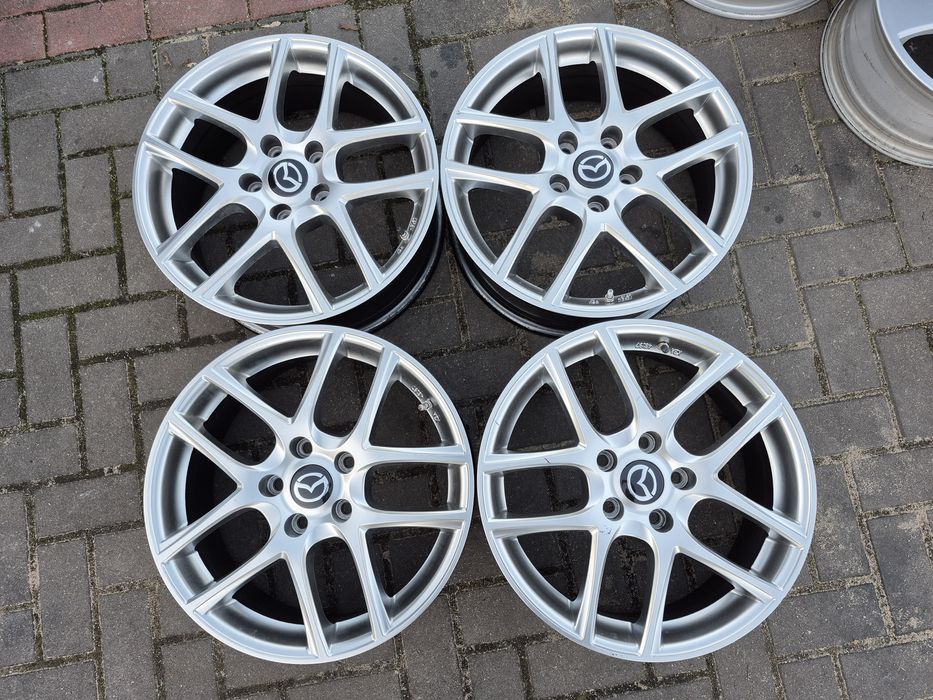 Felgi Alu z Czujniki MAZDA 3 CX3 5 6  HYUNDAI KIA 5x114.3 17 Cali  7J