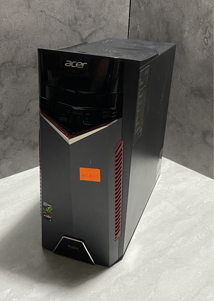 Acer Aspire GX281 8GB RAM/256GB SSD NVME/ ryzen 5/GTX 1070 8GB! N2805