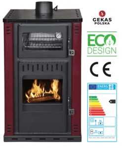 Piec na drewno 27,6kW ! piec, koza z płaszczem wodnym i piekarnikiem!