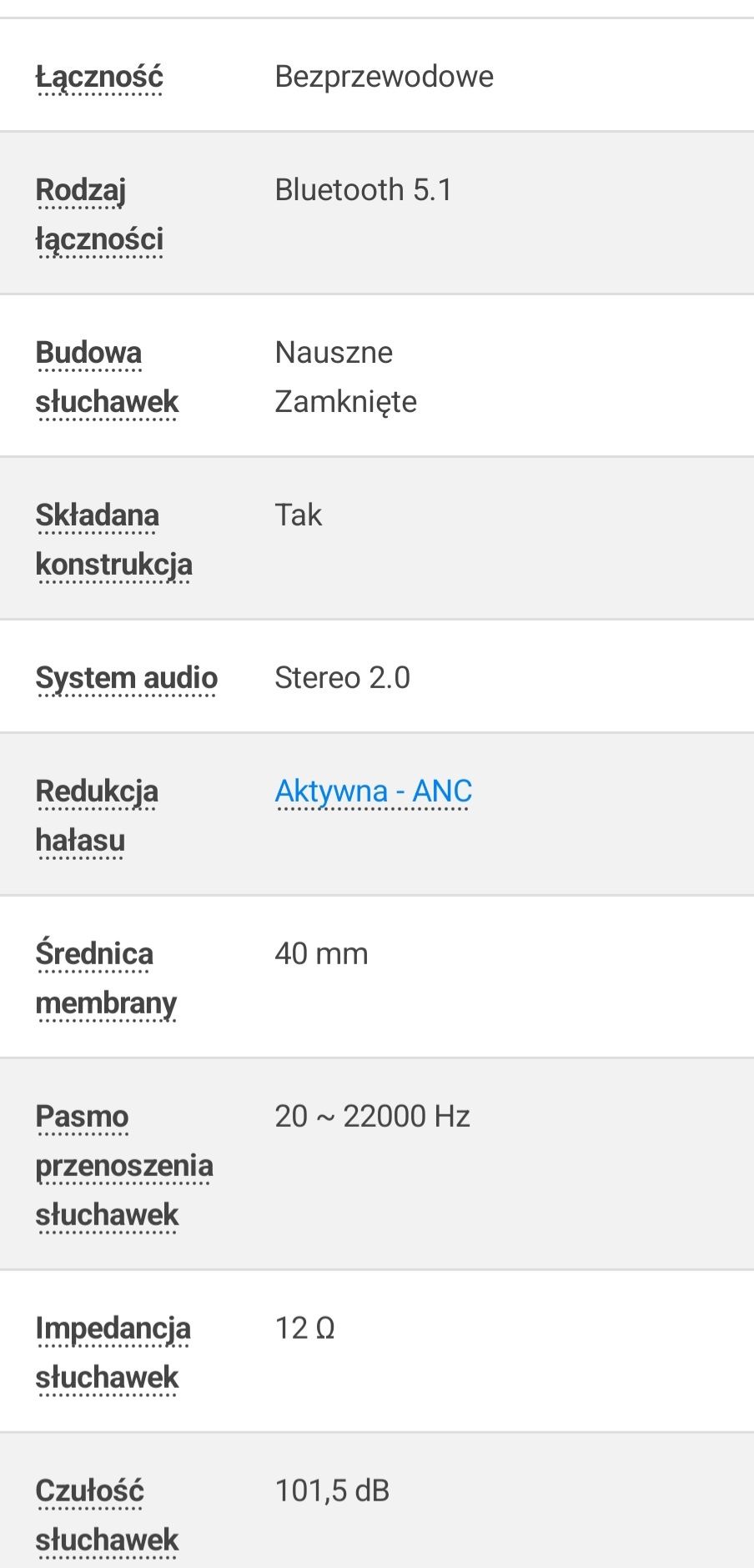 Słuchawki Bang&Olufsen Beoplay H95 Navy NOWE PARAGON
