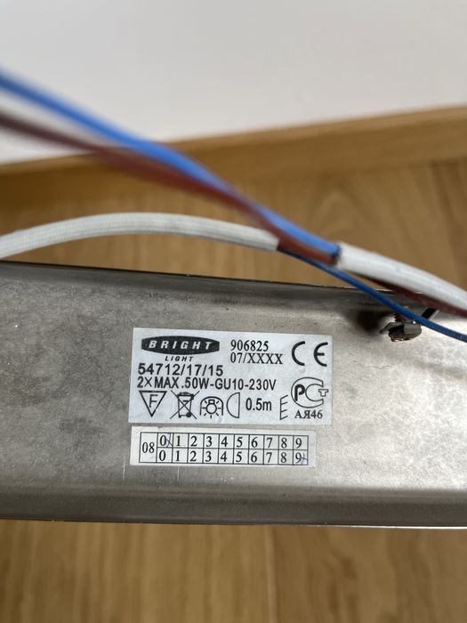 Lampa sufitowa srebrna