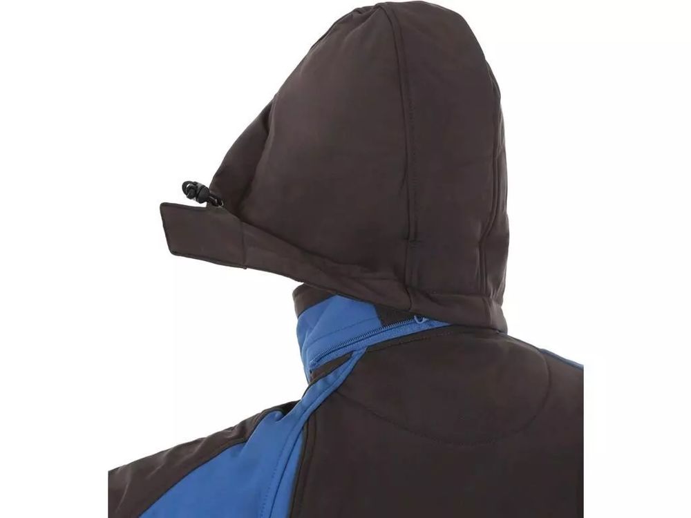 Чоловіча куртка CXS SACRAMENTO softshell, серо-синяя