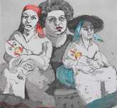 Paula Rego- 13/25, Assinado e Intervencionado pela própria