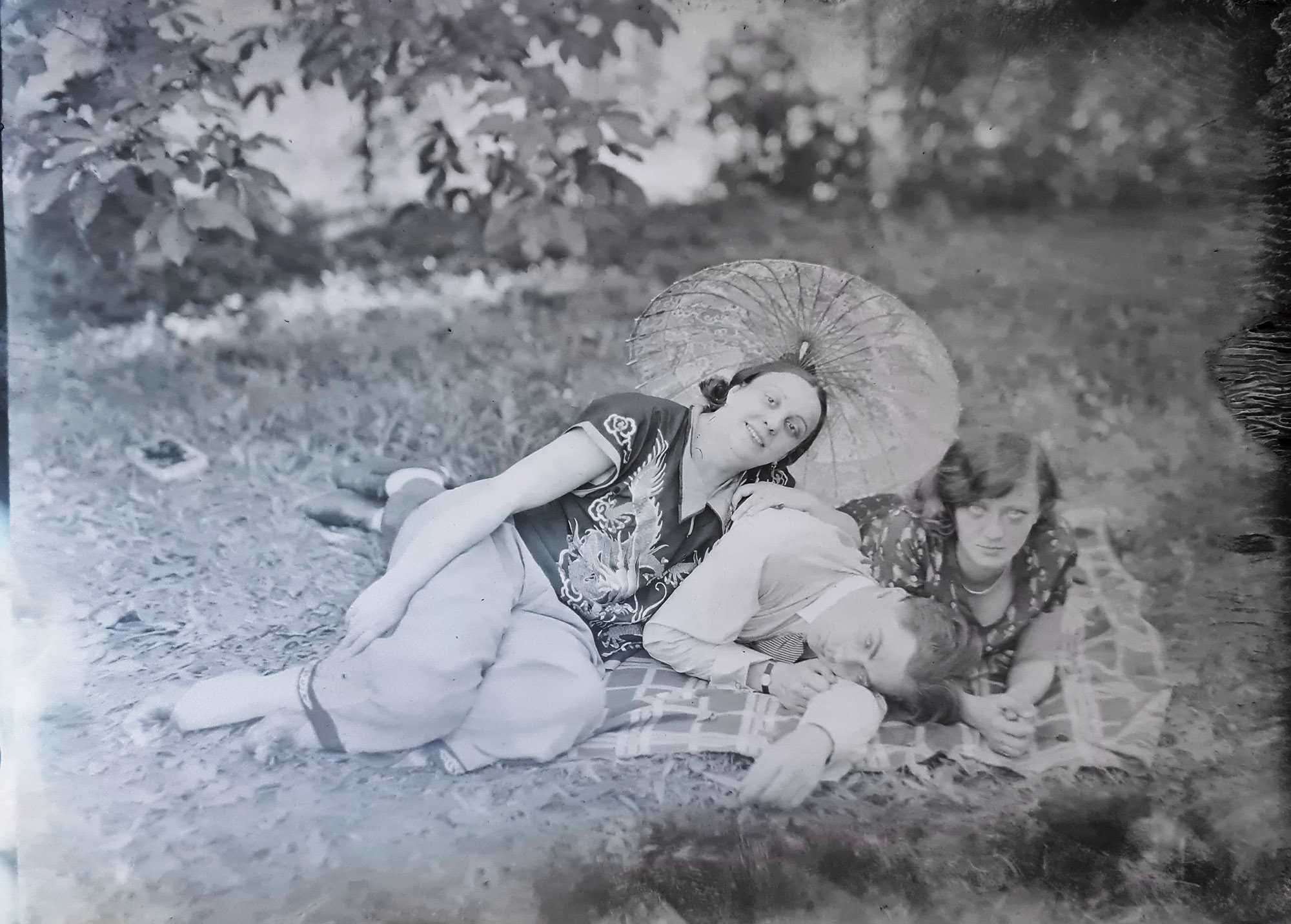 Negatyw na szkle, zabytek, ok. 1920 r.