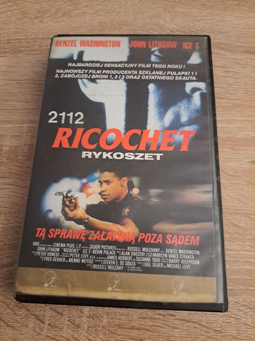 Rykoszet- Denzel Washington, John Lithgow, Ice-T- Vhs Polski Lektor