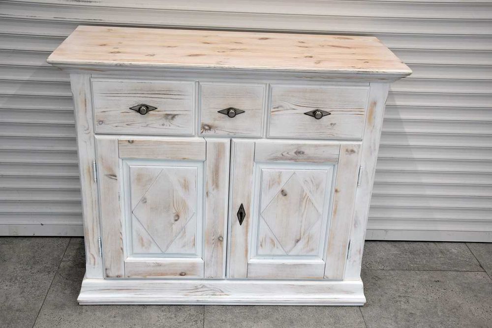 komoda z drewna sosnowego - jak nowa