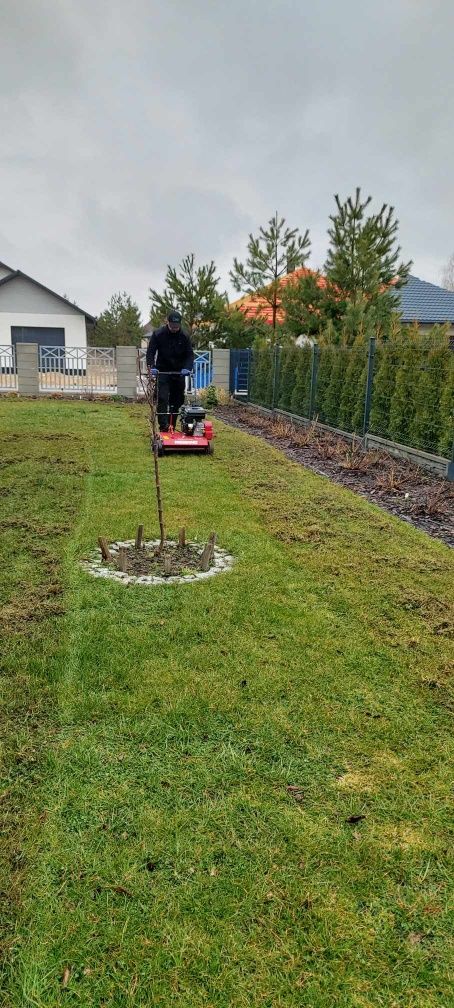 Usługi koparką łańcuchową, rębak, wycinarka do darni, wertykulacja