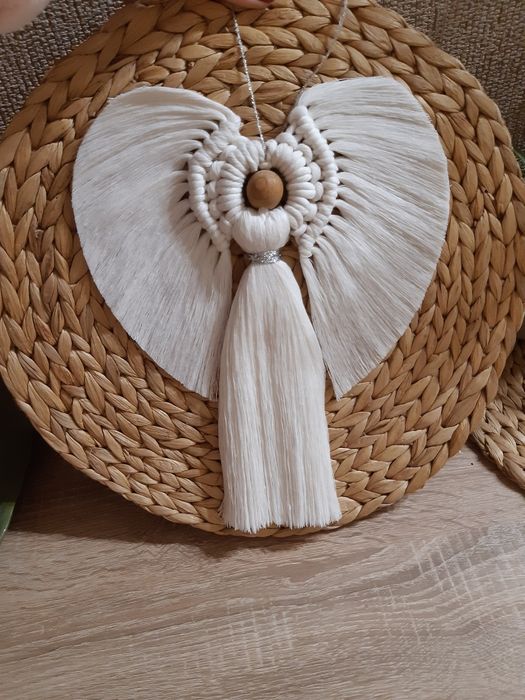 Необычный ангел макраме