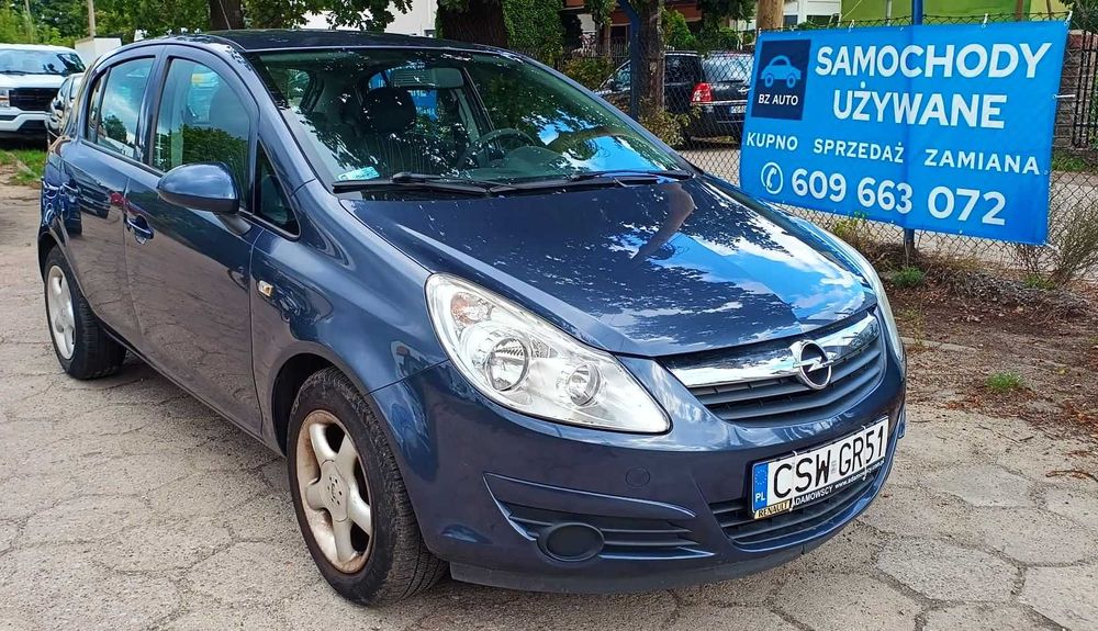 Corsa 1.4 Ben 2009 niski potwierdzony przebieg BRAK RDZY SALON POLSKA