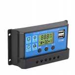 Regulator Ładowania Solarny 60A 12V 24V Lcd Usb Do Paneli