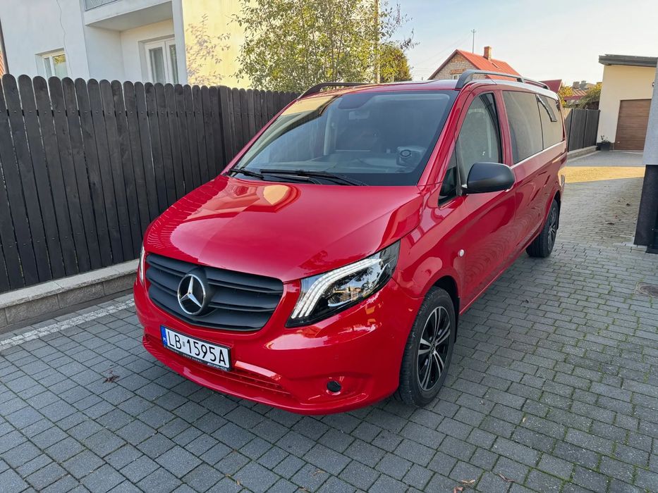 Mercedes-Benz Vito 119CDI 190 KM Salon Polska, Led, hak gwarancja do 12.2027 i 300 000 km