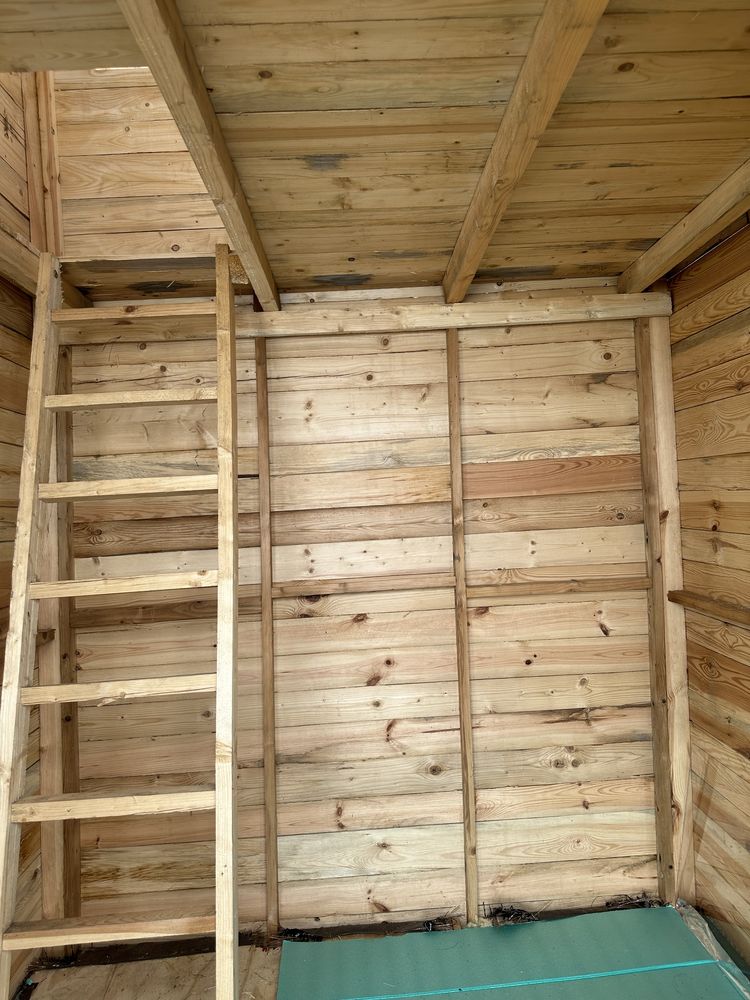 Drewniany domek 2mx2m pietrowy