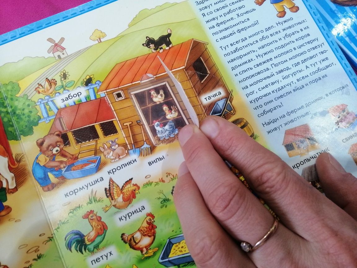 Книга картонная детская Чуковский мой первый словарик