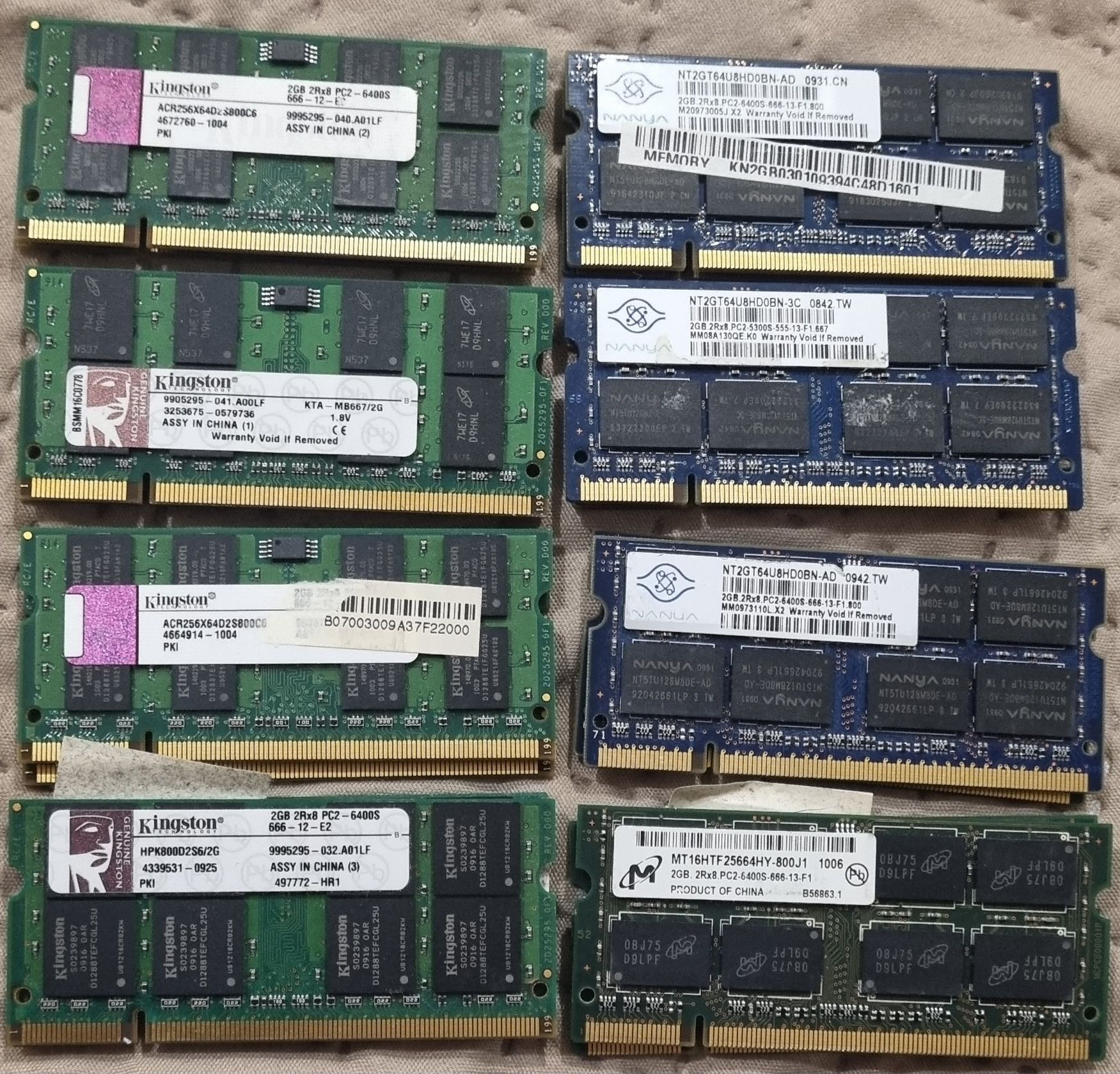 Оперативна пам'ять для ноутбука ddr2 2gb
