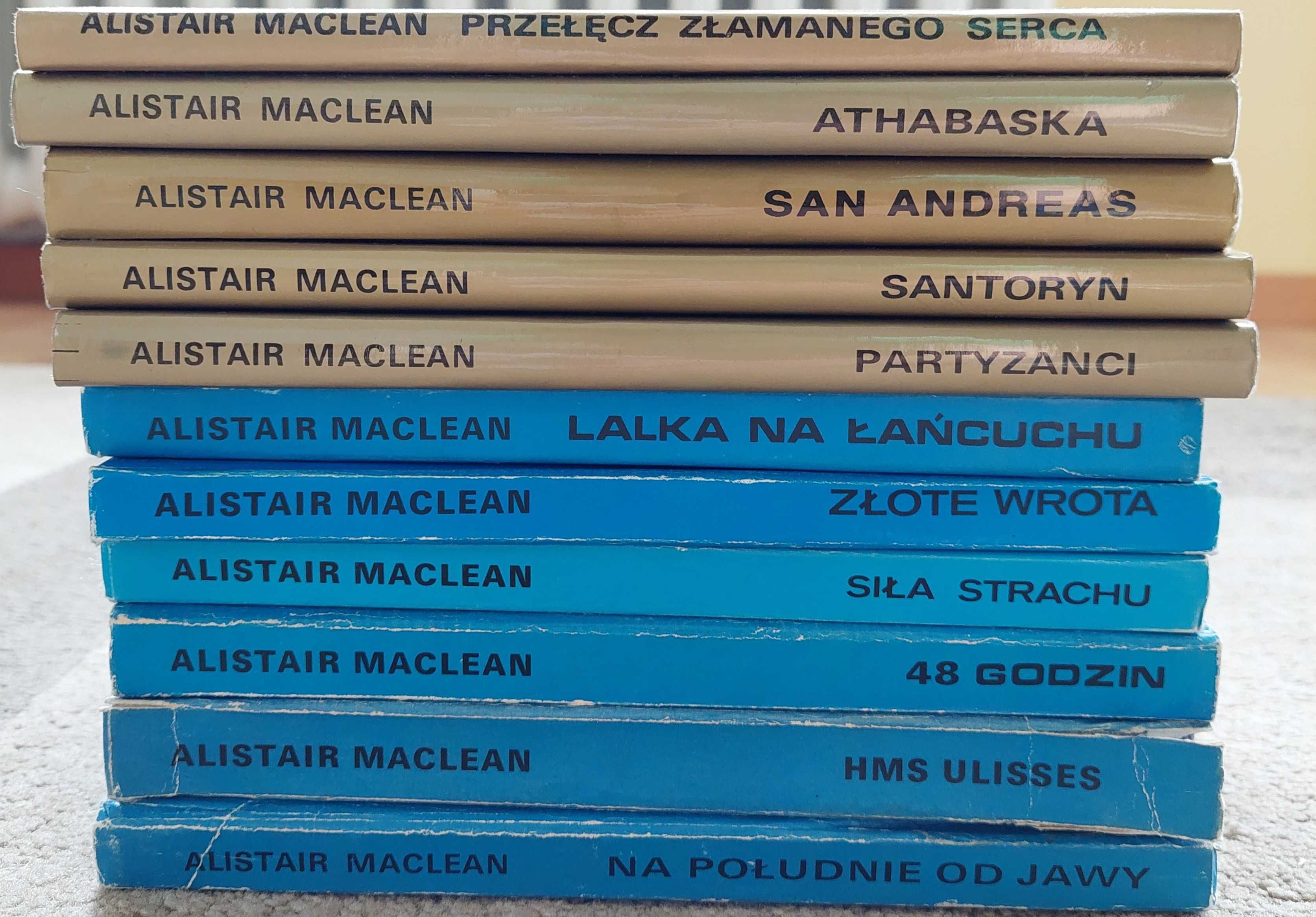 Alistair MacLean 11 tomów + Gratis