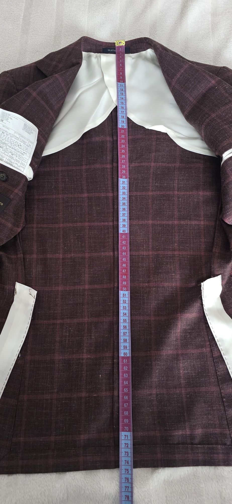 Marynarka Suitsupply r. 44 (wełna, jedwab, len, stan idealny)
