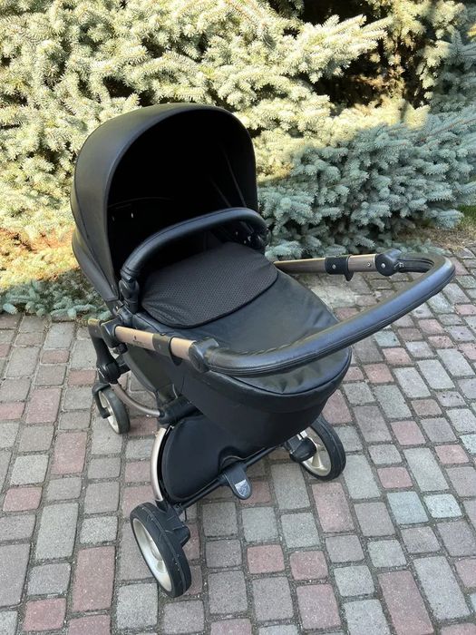 Коляска Mima xari шасі розове золото