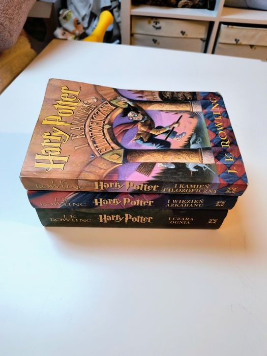Zestaw książek Harry Potter pierwsze wydanie niepoprawione