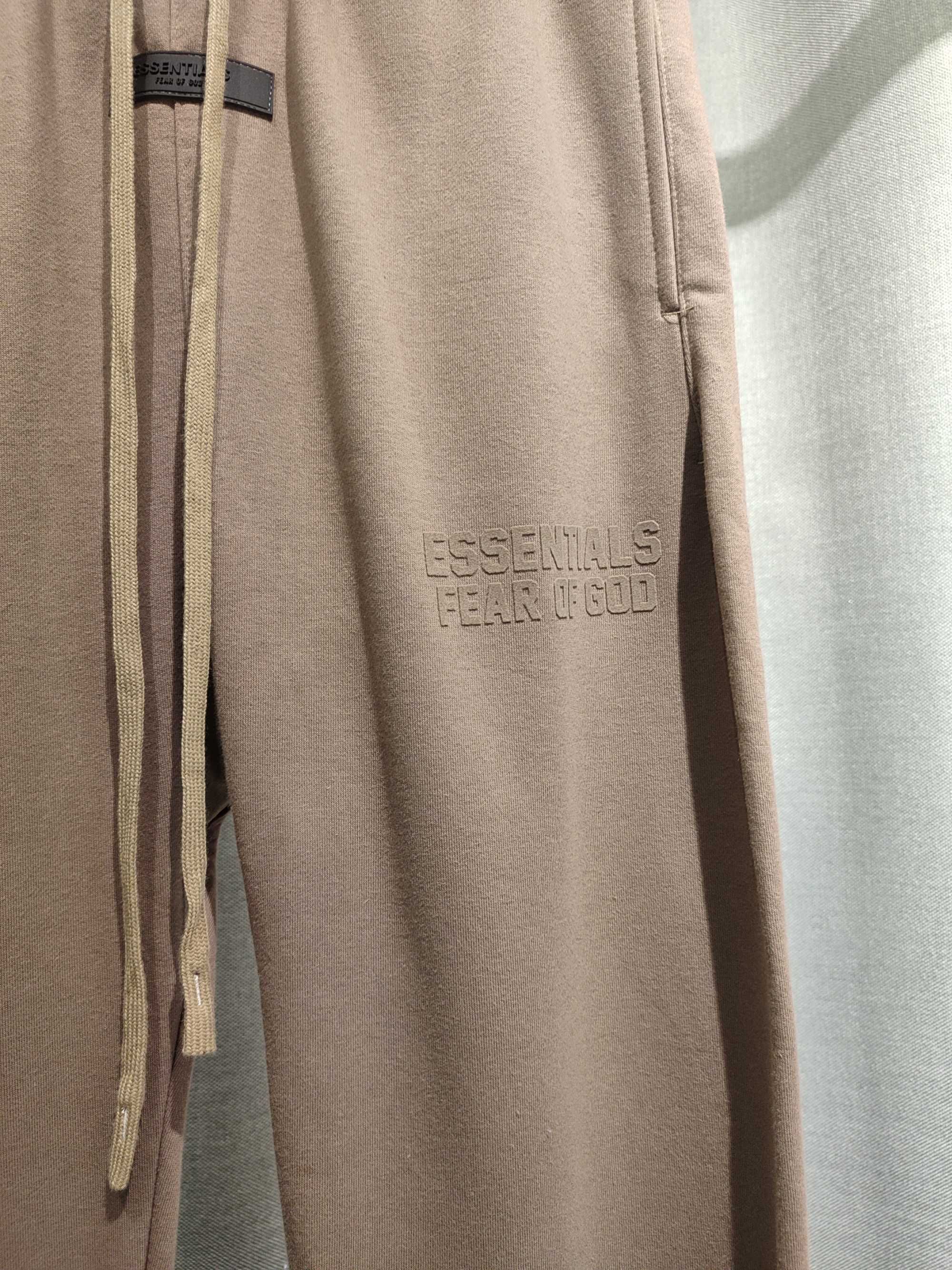 Штани FEAR OF GOD Essentials Drawstring Lounge Pants Brown